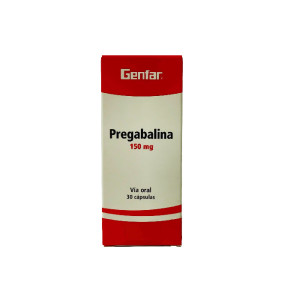 PREGABALINA 150 MG CAJA X 30 CAPSULAS GENFAR